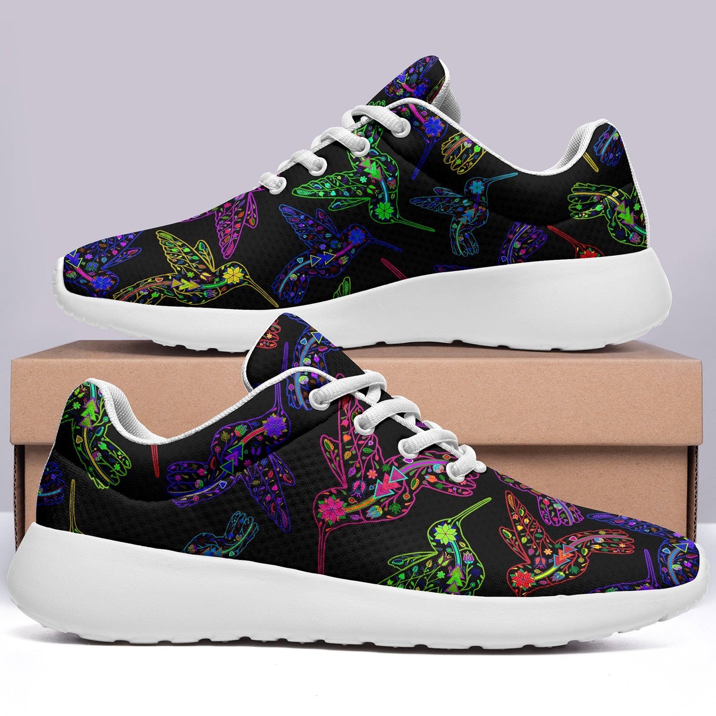 Floral Hummingbird Ikkaayi Sport Sneakers ikkaayi Herman 