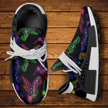 Load image into Gallery viewer, Floral Hummingbird Okaki Sneakers Shoes Herman 
