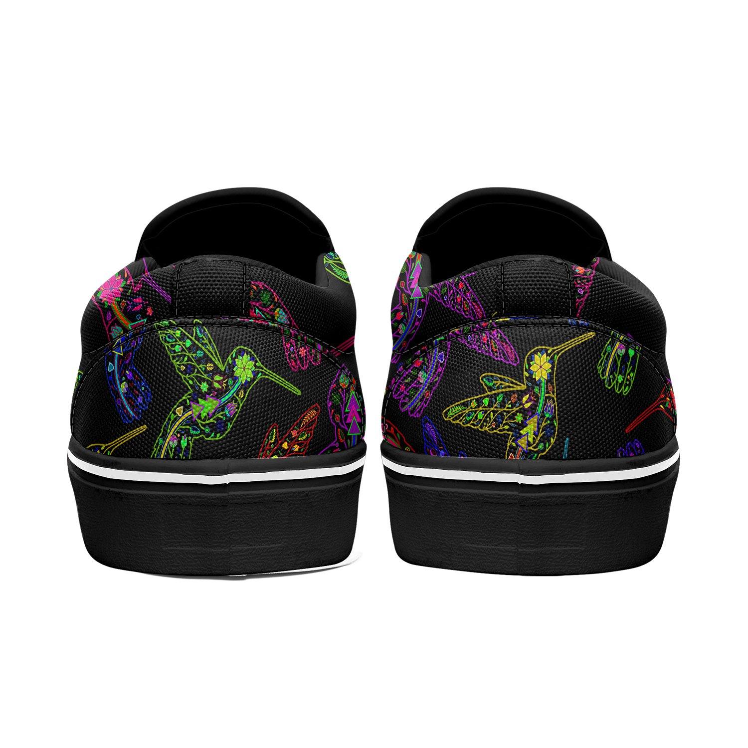 Floral Hummingbird Otoyimm Canvas Slip On Shoes otoyimm Herman 