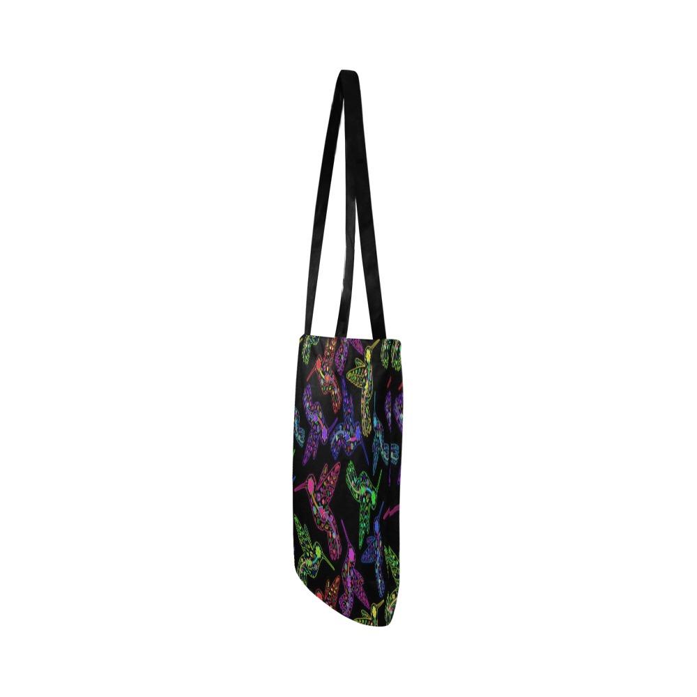 Floral Hummingbird Reusable Shopping Bag Model 1660 (Two sides) Shopping Tote Bag (1660) e-joyer 