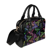 Load image into Gallery viewer, Floral Hummingbird Shoulder Handbag (Model 1634) Shoulder Handbags (1634) e-joyer 
