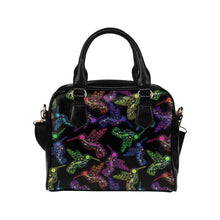 Load image into Gallery viewer, Floral Hummingbird Shoulder Handbag (Model 1634) Shoulder Handbags (1634) e-joyer 
