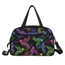 Load image into Gallery viewer, Floral Hummingbird Weekend Travel Bag (Model 1671) bag e-joyer 
