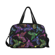 Load image into Gallery viewer, Floral Hummingbird Weekend Travel Bag (Model 1671) bag e-joyer 
