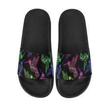 Load image into Gallery viewer, Floral Hummingbird Women&#39;s Slide Sandals (Model 057) Women&#39;s Slide Sandals (057) e-joyer 
