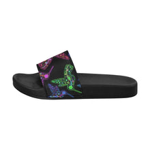 Load image into Gallery viewer, Floral Hummingbird Women&#39;s Slide Sandals (Model 057) Women&#39;s Slide Sandals (057) e-joyer 
