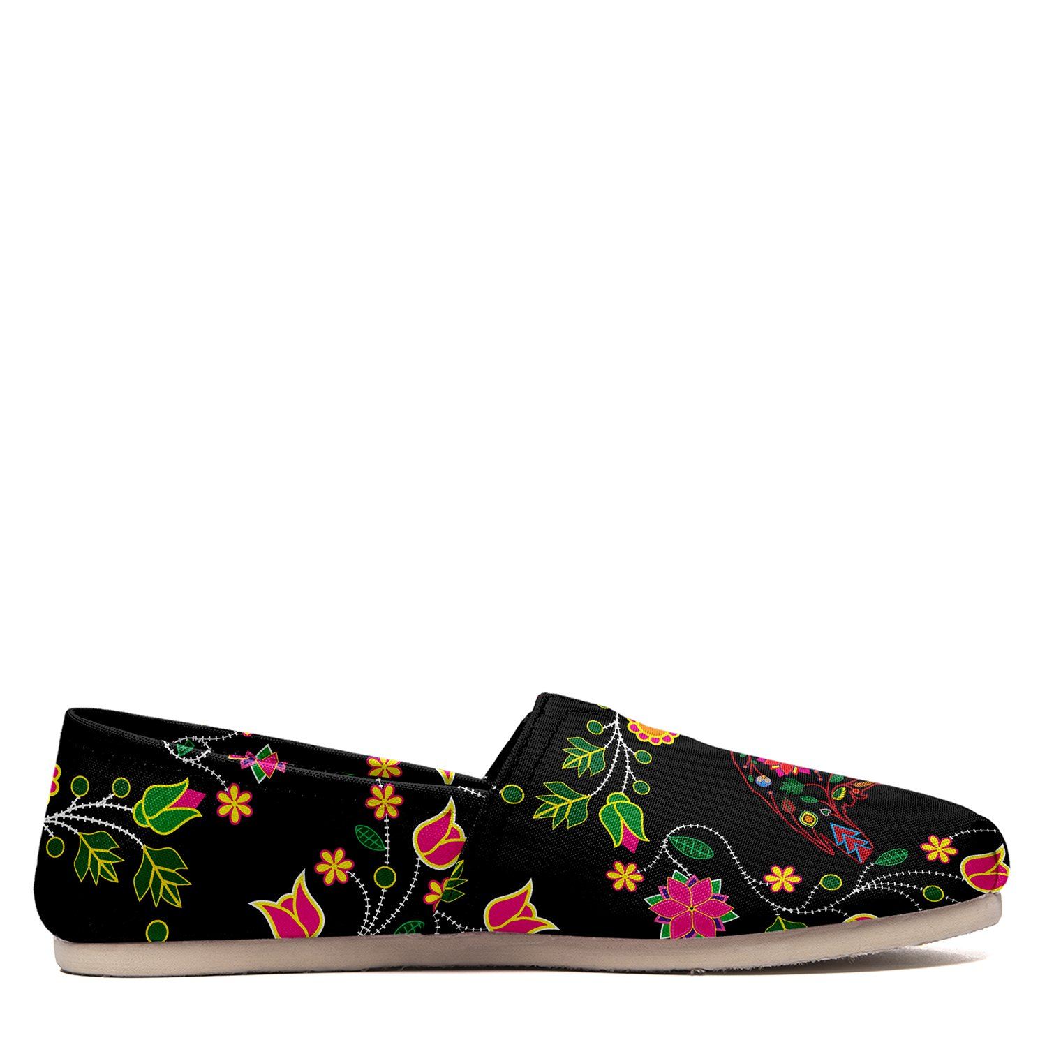 Floral Owl Casual Unisex Slip On Shoe Herman 