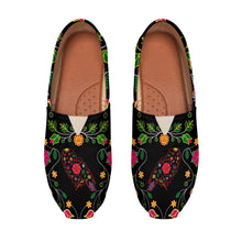 Load image into Gallery viewer, Floral Owl Casual Unisex Slip On Shoe Herman 
