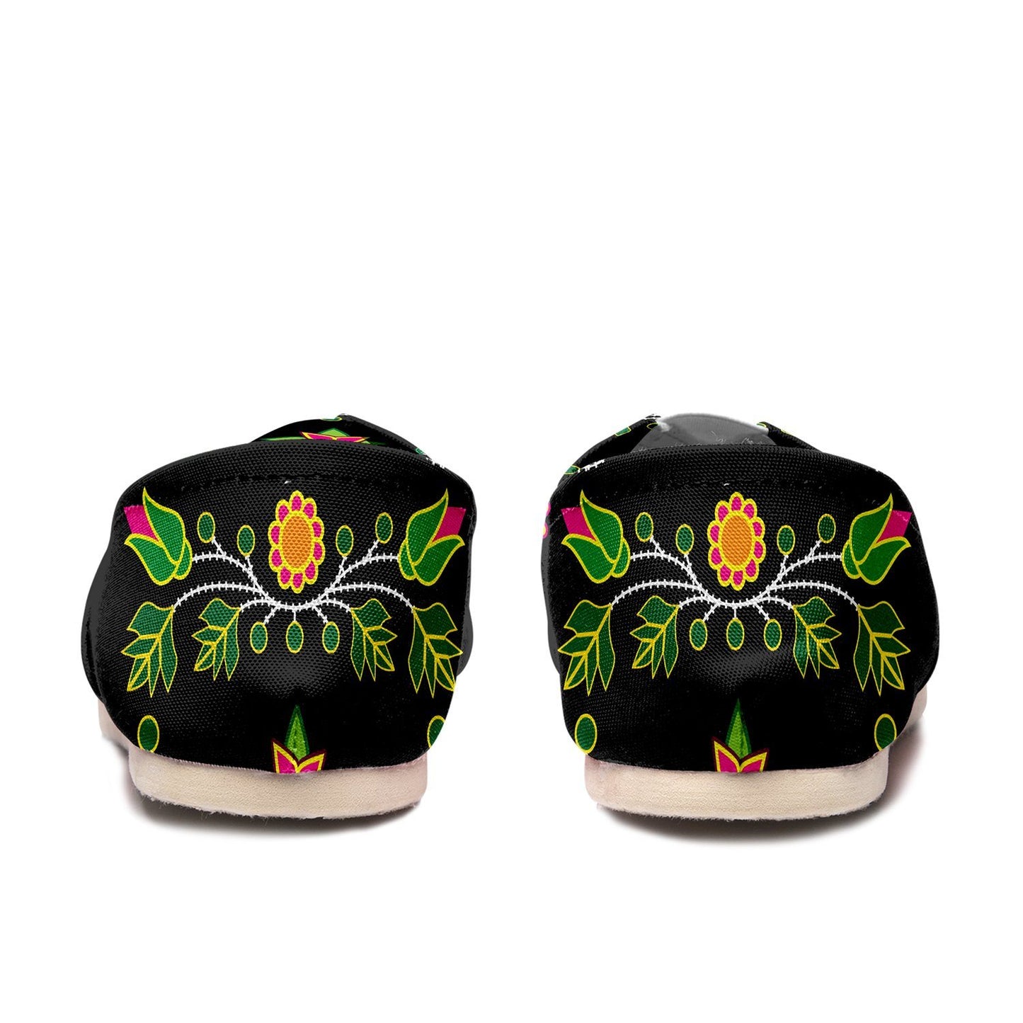 Floral Owl Casual Unisex Slip On Shoe Herman 