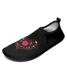 Load image into Gallery viewer, Floral Owl Sockamoccs Kid&#39;s Slip On Shoes 49 Dzine 
