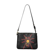 Load image into Gallery viewer, Floral Spider Small Shoulder Bag (Model 1710) Small Shoulder Bag (1710) e-joyer 
