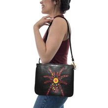 Load image into Gallery viewer, Floral Spider Small Shoulder Bag (Model 1710) Small Shoulder Bag (1710) e-joyer 
