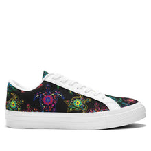 Load image into Gallery viewer, Floral Turtle Aapisi Low Top Canvas Shoes White Sole aapisi Herman 
