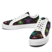 Load image into Gallery viewer, Floral Turtle Aapisi Low Top Canvas Shoes White Sole aapisi Herman 
