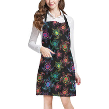 Load image into Gallery viewer, Floral Turtle All Over Print Apron All Over Print Apron e-joyer 
