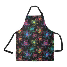 Load image into Gallery viewer, Floral Turtle All Over Print Apron All Over Print Apron e-joyer 
