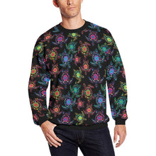 Load image into Gallery viewer, Floral Turtle All Over Print Crewneck Sweatshirt for Men (Model H18) shirt e-joyer 
