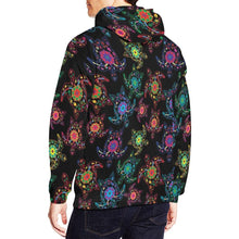 Load image into Gallery viewer, Floral Turtle All Over Print Hoodie for Men (USA Size) (Model H13) All Over Print Hoodie for Men (H13) e-joyer 
