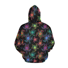 Load image into Gallery viewer, Floral Turtle All Over Print Hoodie for Men (USA Size) (Model H13) All Over Print Hoodie for Men (H13) e-joyer 
