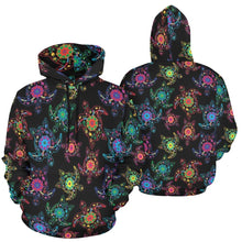 Load image into Gallery viewer, Floral Turtle All Over Print Hoodie for Women (USA Size) (Model H13) All Over Print Hoodie for Women (H13) e-joyer 
