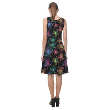 Load image into Gallery viewer, Floral Turtle Atalanta Sundress (Model D04) Atalanta Sundress (D04) e-joyer 
