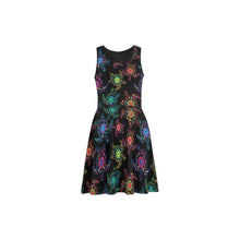 Load image into Gallery viewer, Floral Turtle Atalanta Sundress (Model D04) Atalanta Sundress (D04) e-joyer 
