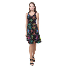 Load image into Gallery viewer, Floral Turtle Atalanta Sundress (Model D04) Atalanta Sundress (D04) e-joyer 
