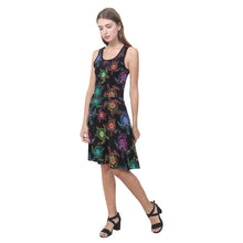 Load image into Gallery viewer, Floral Turtle Atalanta Sundress (Model D04) Atalanta Sundress (D04) e-joyer 
