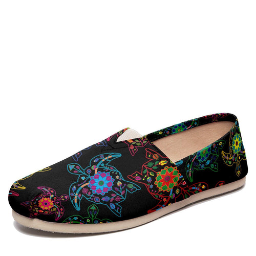 Floral Turtle Casual Unisex Slip On Shoe Herman 