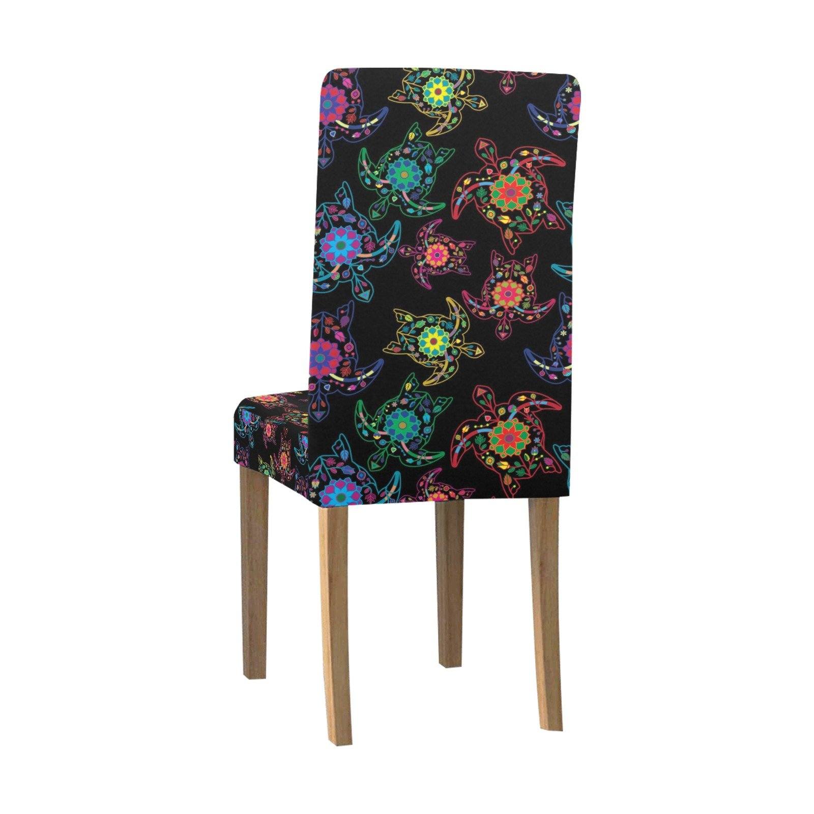 Floral Turtle Chair Cover (Pack of 4) Chair Cover (Pack of 4) e-joyer 