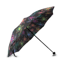 Load image into Gallery viewer, Floral Turtle Foldable Umbrella (Model U01) Foldable Umbrella e-joyer 
