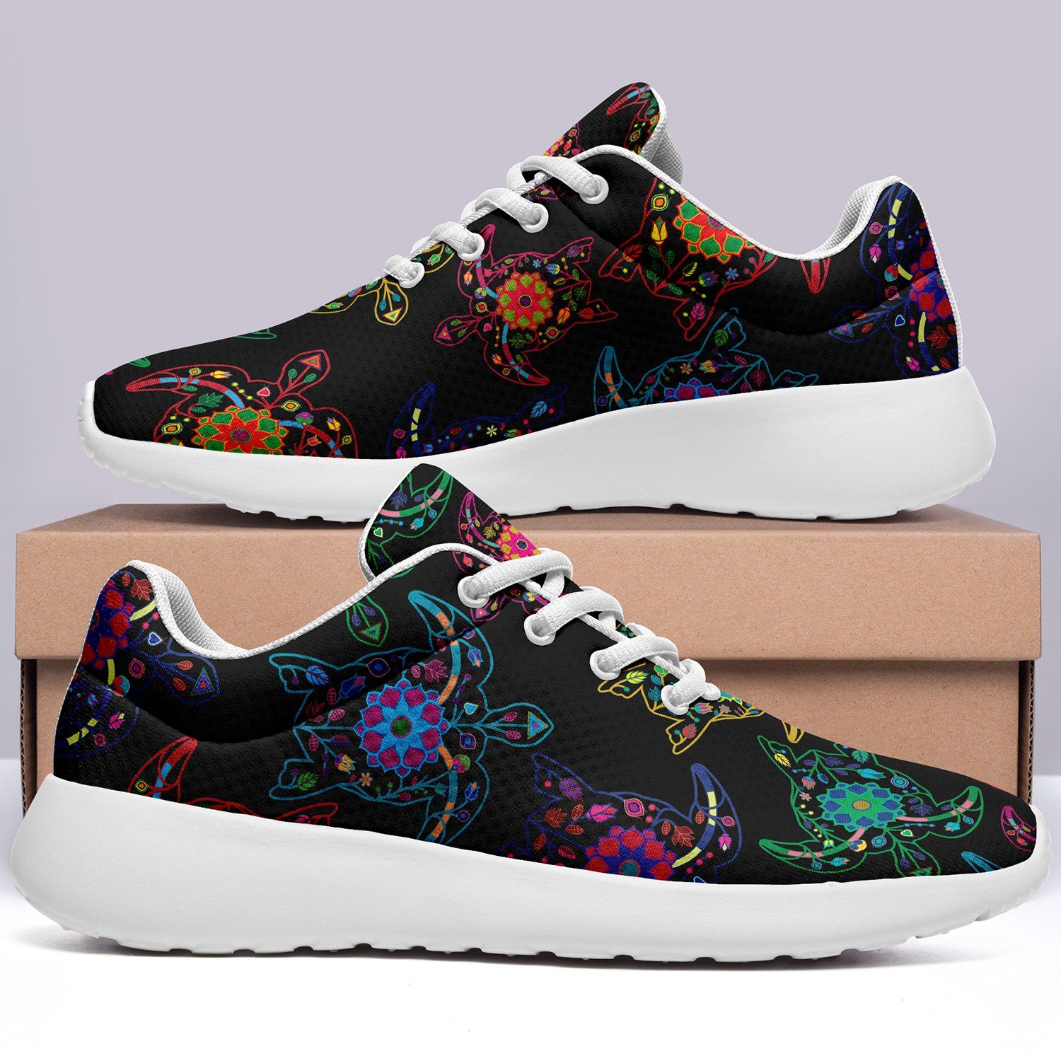 Floral Turtle Ikkaayi Sport Sneakers ikkaayi Herman 