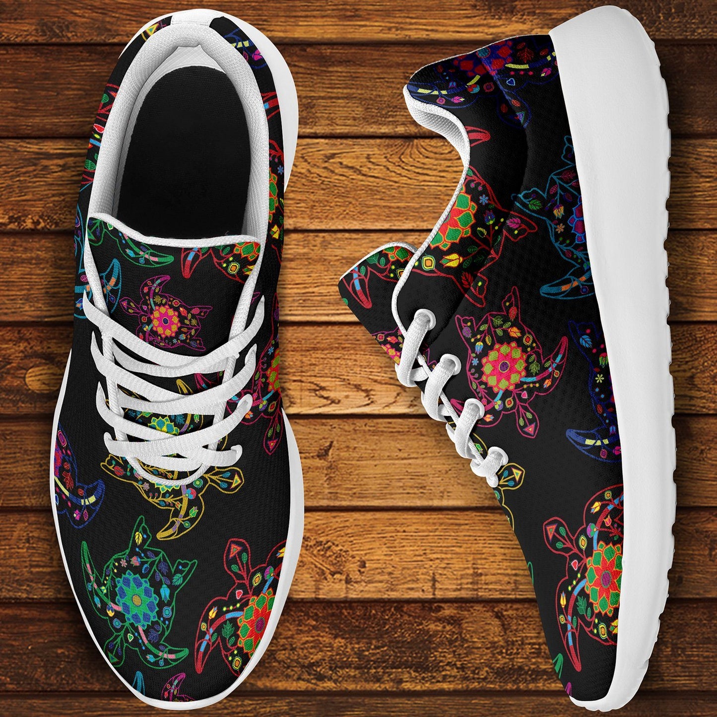 Floral Turtle Ikkaayi Sport Sneakers ikkaayi Herman 