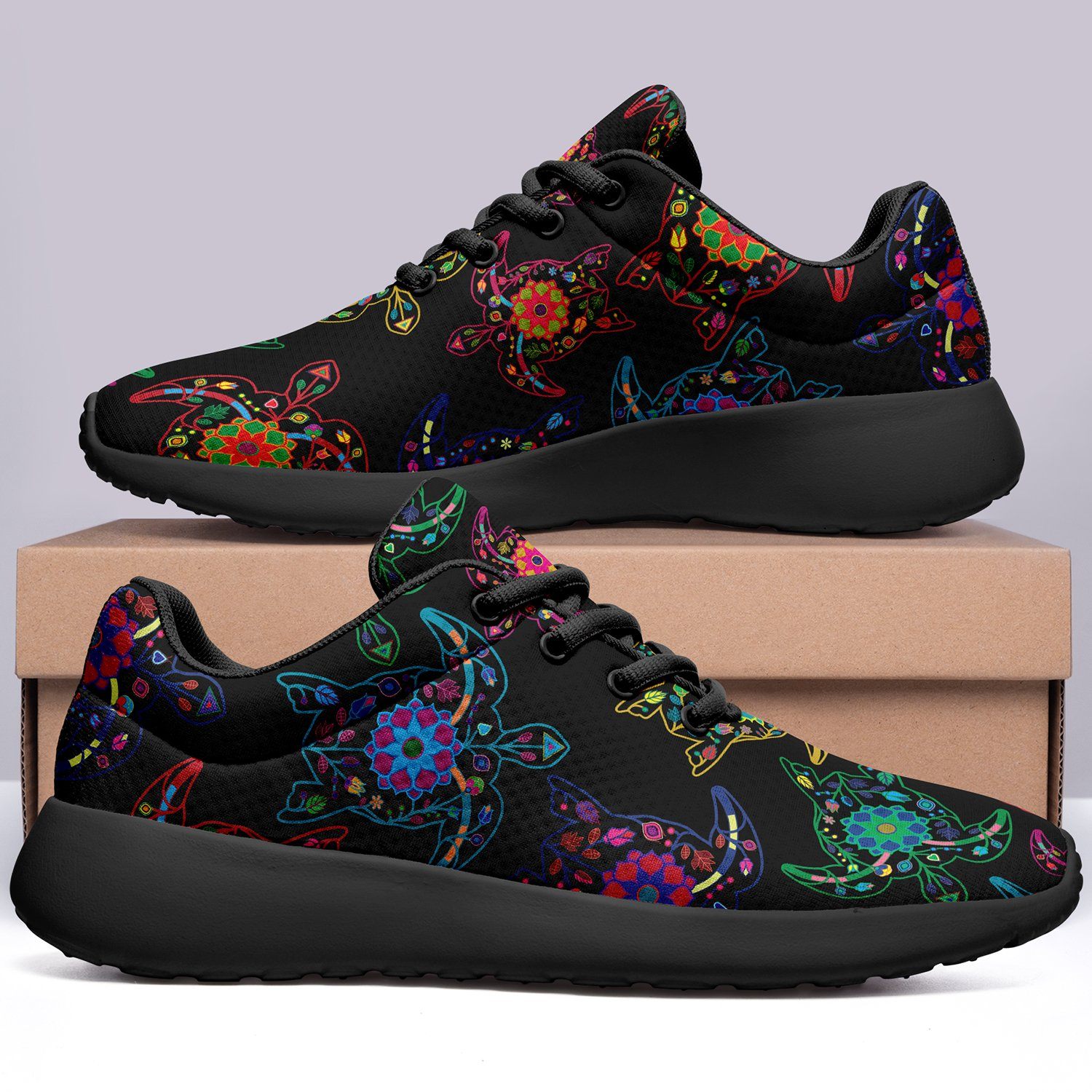 Floral Turtle Ikkaayi Sport Sneakers ikkaayi Herman 