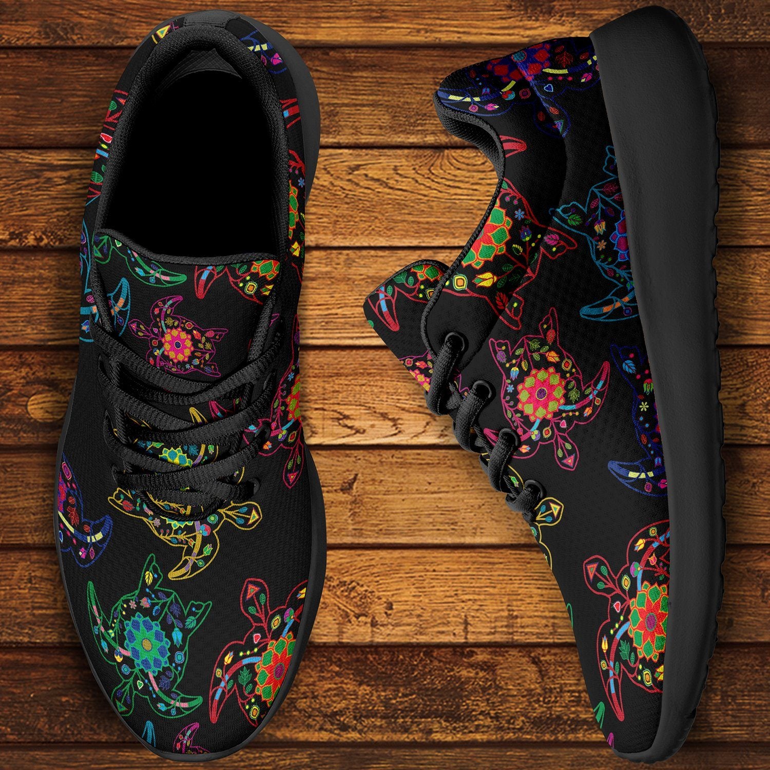 Floral Turtle Ikkaayi Sport Sneakers ikkaayi Herman 