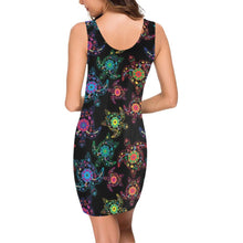 Load image into Gallery viewer, Floral Turtle Medea Vest Dress (Model D06) Medea Vest Dress (D06) e-joyer 
