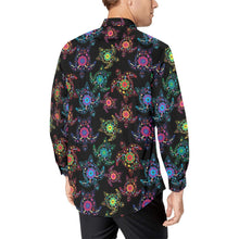 Load image into Gallery viewer, Floral Turtle Men&#39;s All Over Print Casual Dress Shirt (Model T61) Men&#39;s Dress Shirt (T61) e-joyer 
