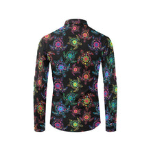 Load image into Gallery viewer, Floral Turtle Men&#39;s All Over Print Casual Dress Shirt (Model T61) Men&#39;s Dress Shirt (T61) e-joyer 
