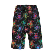 Load image into Gallery viewer, Floral Turtle Men&#39;s All Over Print Casual Shorts (Model L23) Men&#39;s Casual Shorts (L23) e-joyer 
