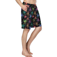 Load image into Gallery viewer, Floral Turtle Men&#39;s All Over Print Casual Shorts (Model L23) Men&#39;s Casual Shorts (L23) e-joyer 
