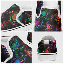 Load image into Gallery viewer, Floral Turtle Otoyimm Canvas Slip On Shoes otoyimm Herman 
