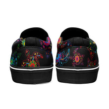 Load image into Gallery viewer, Floral Turtle Otoyimm Canvas Slip On Shoes otoyimm Herman 
