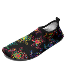 Load image into Gallery viewer, Floral Turtle Sockamoccs Kid&#39;s Slip On Shoes Herman 
