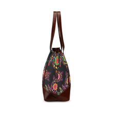 Load image into Gallery viewer, Floral Turtle Tote Handbag (Model 1642) handbag e-joyer 
