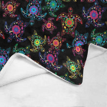 Load image into Gallery viewer, Floral Turtle Ultra-Soft Micro Fleece Blanket 40&quot;x50&quot; Ultra-Soft Blanket 40&#39;&#39;x50&#39;&#39; e-joyer 
