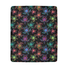 Load image into Gallery viewer, Floral Turtle Ultra-Soft Micro Fleece Blanket 50&quot;x60&quot; Ultra-Soft Blanket 50&#39;&#39;x60&#39;&#39; e-joyer 
