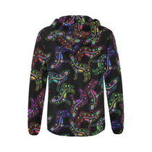 Load image into Gallery viewer, Floral Wolf All Over Print Full Zip Hoodie for Women (Model H14) All Over Print Full Zip Hoodie for Women (H14) e-joyer 
