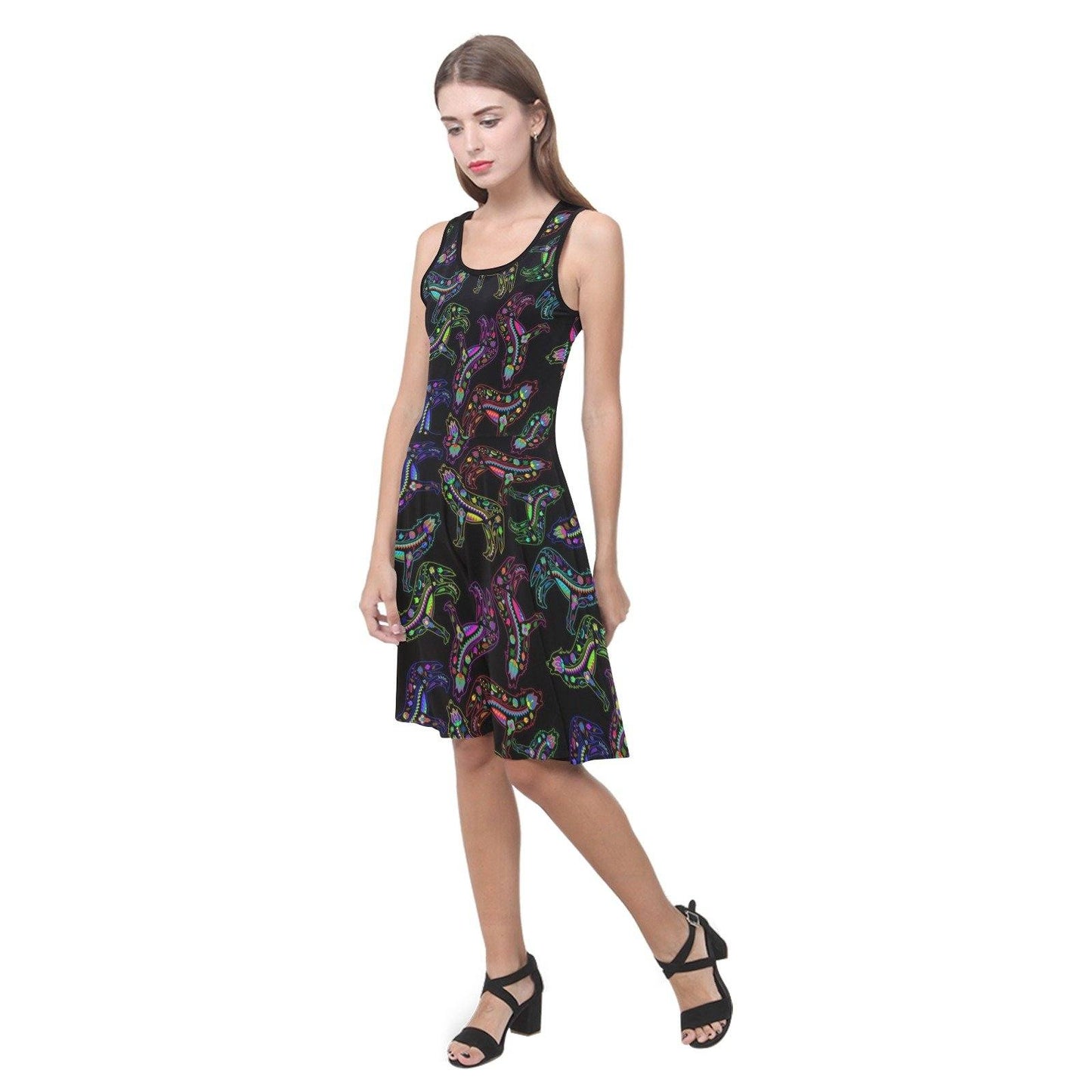 Floral Wolf Atalanta Sundress (Model D04) Atalanta Sundress (D04) e-joyer 