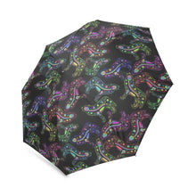 Load image into Gallery viewer, Floral Wolf Foldable Umbrella (Model U01) Foldable Umbrella e-joyer 
