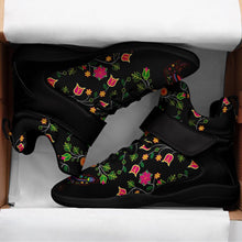 Load image into Gallery viewer, Floral Wolf Ipottaa Basketball / Sport High Top Shoes - Black Sole 49 Dzine 
